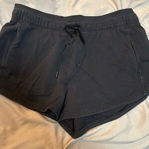 Lululemon Black Inner Glow High Rise Shorts